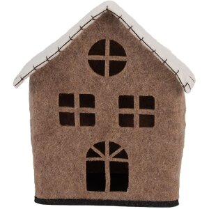 Clayre & Eef Plstěný domeček 17x9x19 cm...
