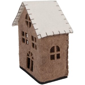 Clayre & Eef Plstěný domeček 17x9x19 cm...