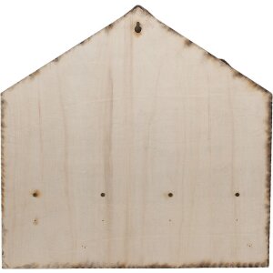 Clayre & Eef 66307 Věšák s plstěnými domky 40x13x40 cm