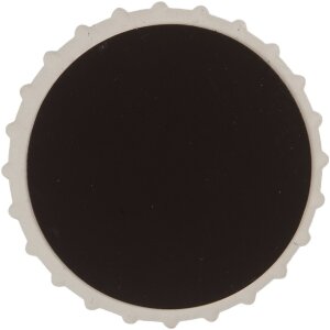 Clayre & Eef Magnet Ø 7x1 cm červeno-béžový