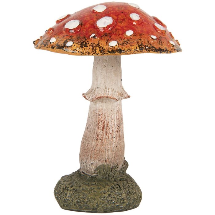 Clayre & Eef Dekorační houba Ø 9x12 cm