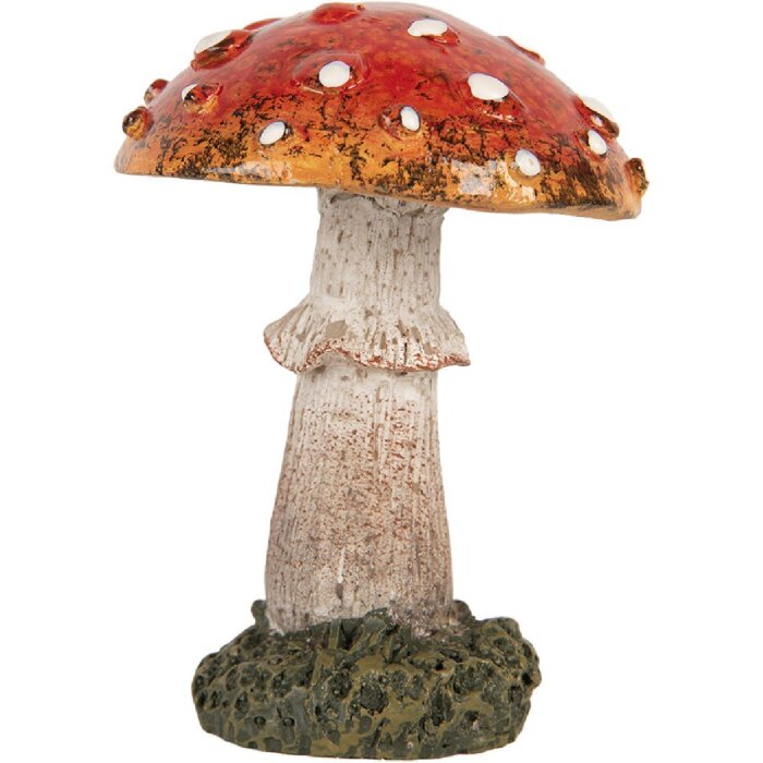 Clayre & Eef 6PR5746 Dekorační Houbička 6x8 cm Červeno-bílá