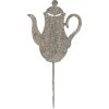 Clayre & Eef 6Y5828 Zahradní dekorace Konvice 20x1x40 cm