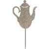 Clayre & Eef 6Y5828 Zahradní dekorace Konvice 20x1x40 cm