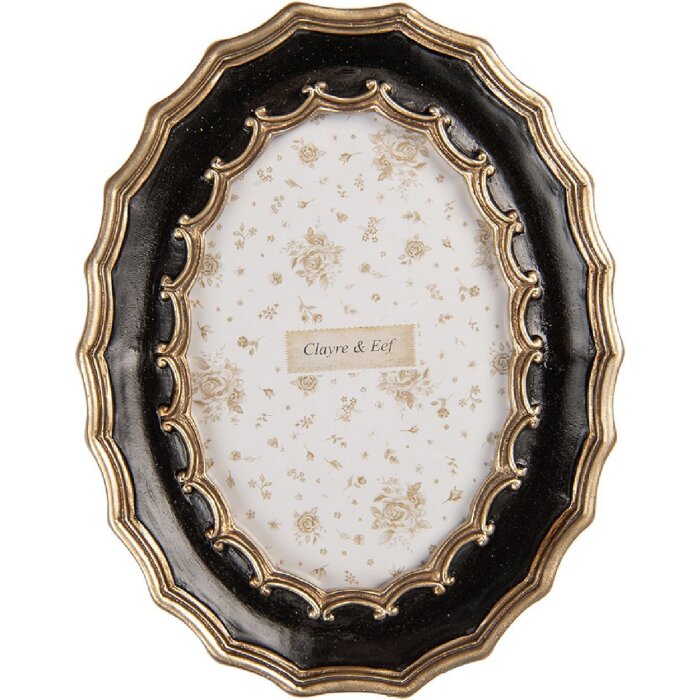 Clayre & Eef Fotorámeček 16x21 cm černý 10x15 cm