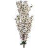 Clayre & Eef Dekorační větev s květy 15x10x100 cm Béžová