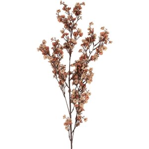 Clayre & Eef Umělá květina 10x8x104 cm růžovo-hnědá