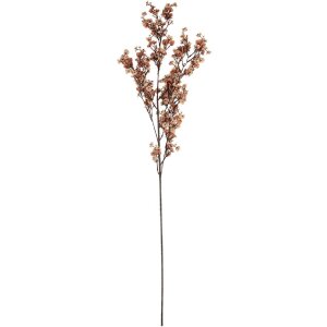 Clayre & Eef Umělá květina 10x8x104 cm růžovo-hnědá