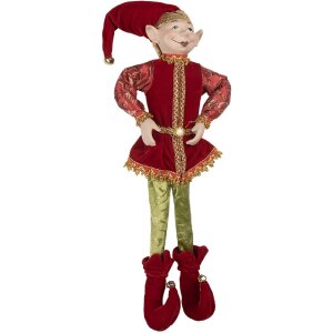 Clayre & Eef 66337 Vánoční elf 20x6x52 cm