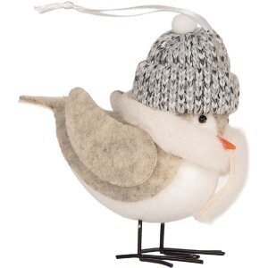 Clayre & Eef Dekorace Pták 11x7x12 cm