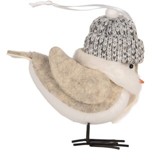 Clayre & Eef Dekorace Pták 11x7x12 cm