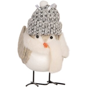 Clayre & Eef Dekorace Pták 11x7x12 cm