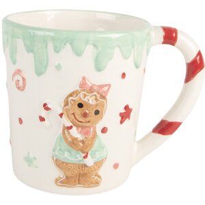 Clayre & Eef Hrnek 400 ml Keramika 13x10x10 cm