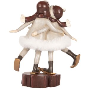 Clayre & Eef Dekorace Dětská 15x7x18 cm Šedá/Hnědá