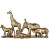 Clayre & Eef 6PR5633 Dekorace Zvířata 52x14x30 cm zlatá