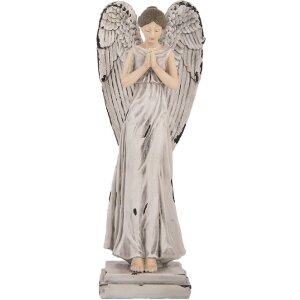 Clayre & Eef 6PR5634 Dekorace Anděl 9x8x23 cm...