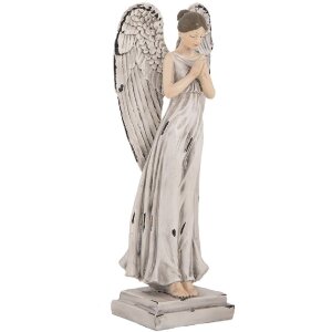 Clayre & Eef 6PR5634 Dekorace Anděl 9x8x23 cm...
