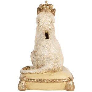 Clayre & Eef Spořící prasátko Kočka 13x13x20 cm