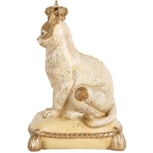 Clayre & Eef Spořící prasátko Kočka 13x13x20 cm