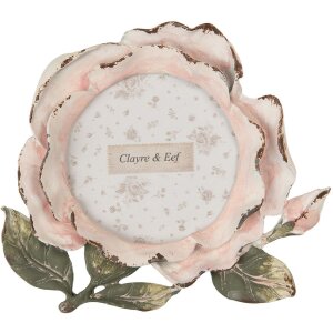 Clayre & Eef Fotorámeček 13x12 cm / Ø 8 cm