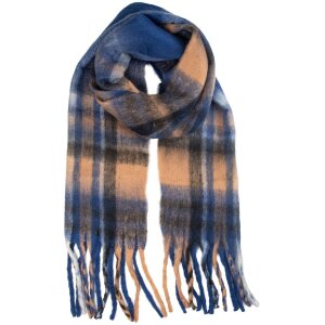 Juleeze JZSC0840BL Šála 50x210 cm modrá