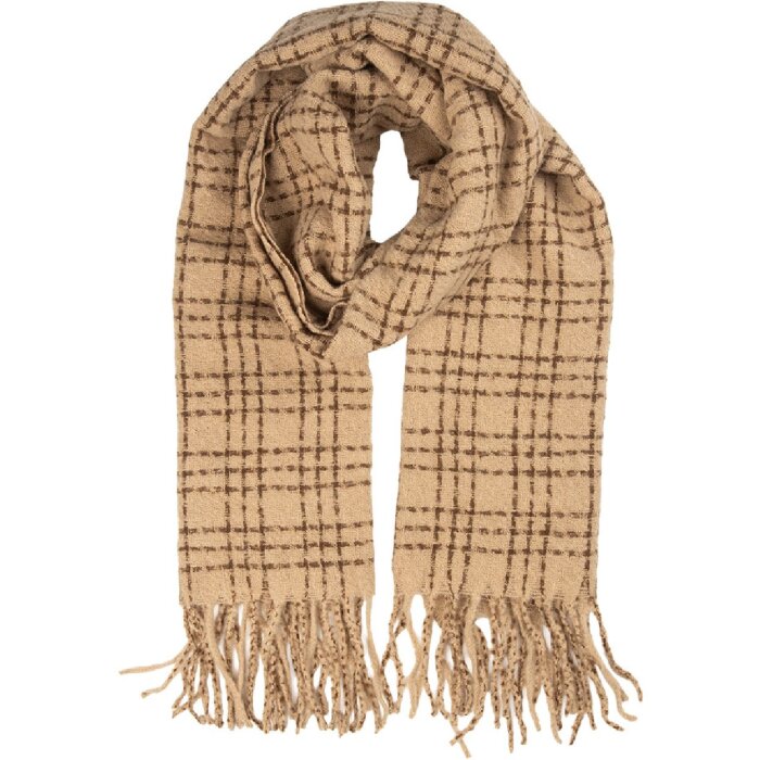 Juleeze JZSC0848 Šála 50x210 cm béžová