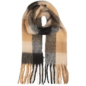 Juleeze JZSC0856Z Šála 38x200 cm černá