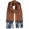 Juleeze JZSC0859 Šála 38x190 cm hnědo-modrá
