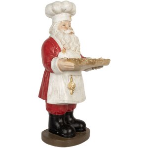 Clayre & Eef Santa Claus 40x39x81 cm Vánoční dekorace