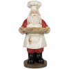 Clayre & Eef Santa Claus 40x39x81 cm Vánoční dekorace