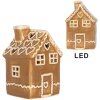 Clayre & Eef Dekorativní domeček s LED 7x7x11 cm