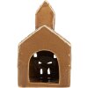 Clayre & Eef Držák na čajovou svíčku Dům 10x10x16 cm
