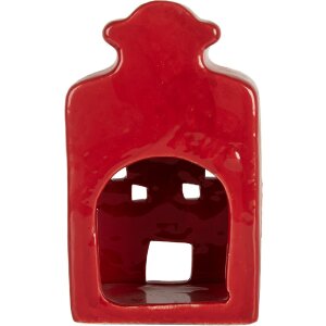 Clayre & Eef Světelný držák - domeček 8x7x13 cm