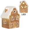Clayre & Eef Dekorativní domeček s LED 8x6x11 cm