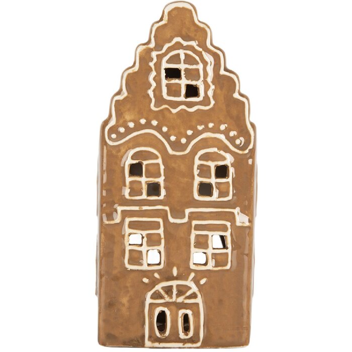 Clayre & Eef Světýlko ve tvaru domu 8x7x16 cm