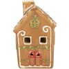 Clayre & Eef Dekorativní domeček s LED osvětlením 8x8x12 cm