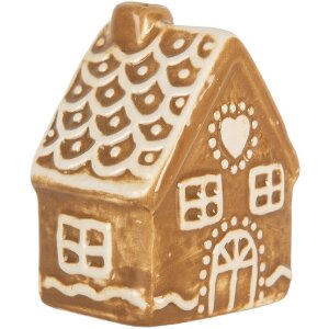 Clayre & Eef 6CE2351 Dekorační domeček 6x4x7 cm