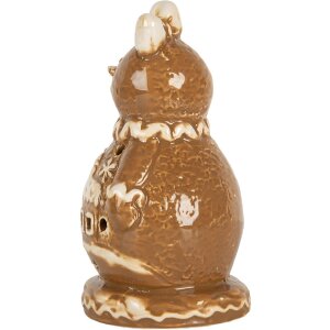 Clayre & Eef Dekorace Sněhulák 9x7x13 cm