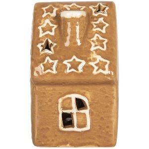 Clayre & Eef Dekorační domeček s LED 8x6x11 cm