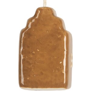 Clayre & Eef Dekorační závěs Dům 4x4x6 cm