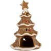 Clayre & Eef 6CE2362 Světelný držák ve tvaru vánočního stromku 11x8x17 cm