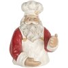 Clayre & Eef Držák na láhve Santa Claus 25x25x35 cm