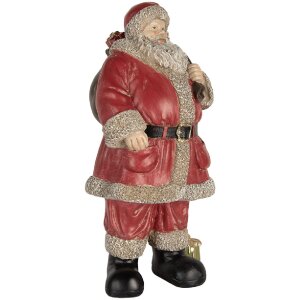 Clayre & Eef Vánoční dekorace Santa Claus 21x19x40 cm
