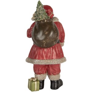 Clayre & Eef Vánoční dekorace Santa Claus 21x19x40 cm