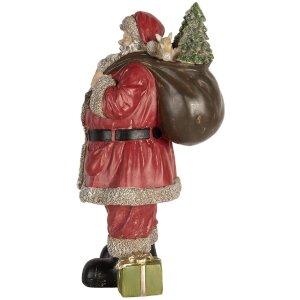 Clayre & Eef Vánoční dekorace Santa Claus 21x19x40 cm
