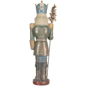 Clayre & Eef Louskáček 13x13x38 cm modrý a zelený