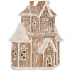 Clayre & Eef Dekorační domeček s LED 18x9x20 cm