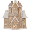 Clayre & Eef Dekorační domeček s LED 18x9x20 cm