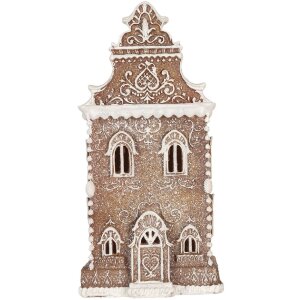 Clayre & Eef Dekorace Dům s LED 17x15x35 cm...