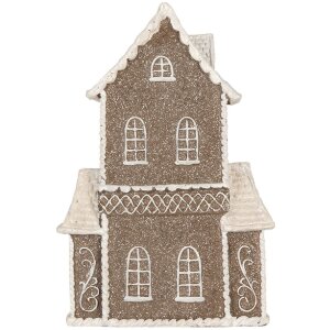 Clayre & Eef Dekorační domeček s LED 23x11x33 cm